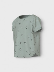 NAME IT T-shirt Violeta Aqua Gray
